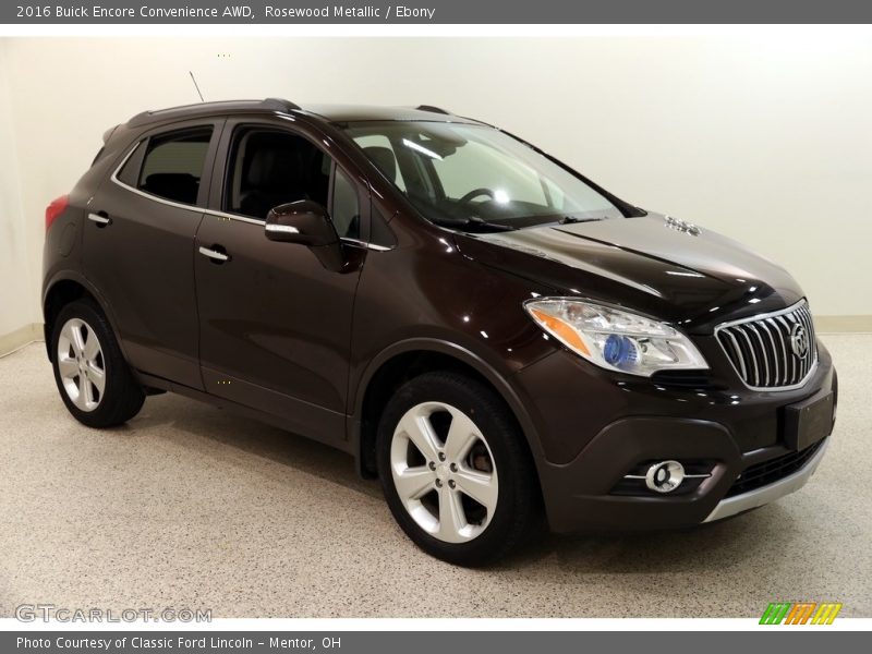 Rosewood Metallic / Ebony 2016 Buick Encore Convenience AWD