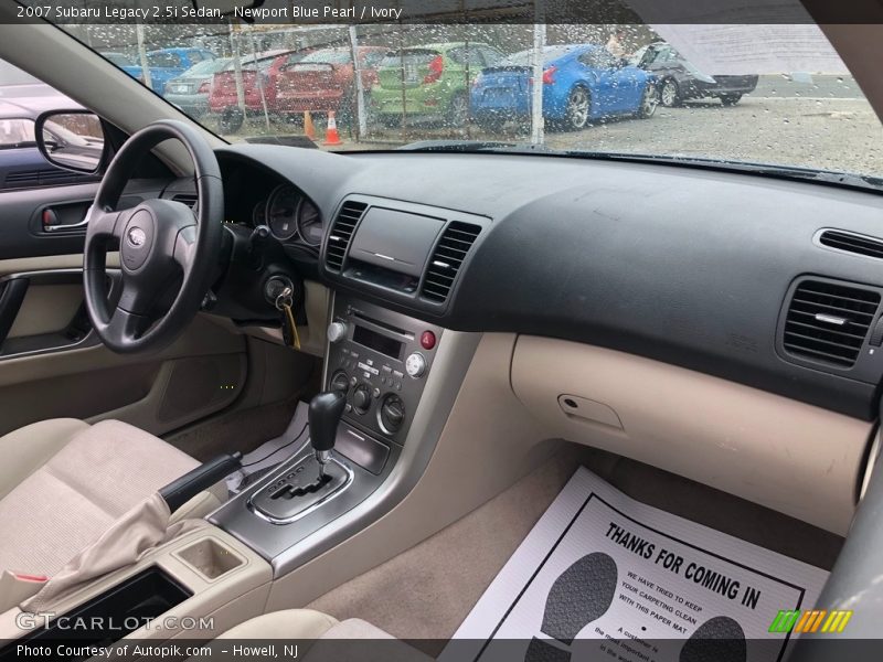 Newport Blue Pearl / Ivory 2007 Subaru Legacy 2.5i Sedan