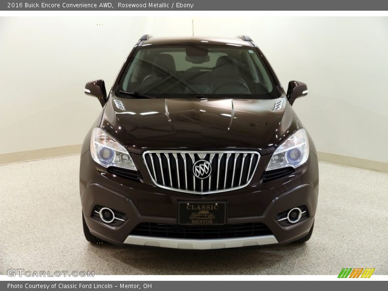 Rosewood Metallic / Ebony 2016 Buick Encore Convenience AWD