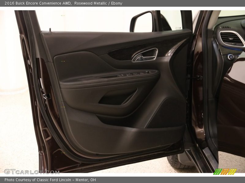 Rosewood Metallic / Ebony 2016 Buick Encore Convenience AWD