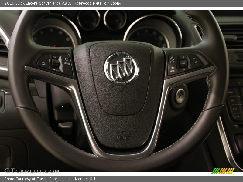 Rosewood Metallic / Ebony 2016 Buick Encore Convenience AWD