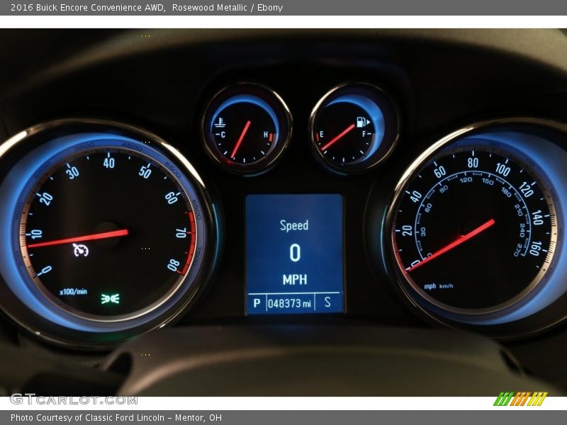 Rosewood Metallic / Ebony 2016 Buick Encore Convenience AWD
