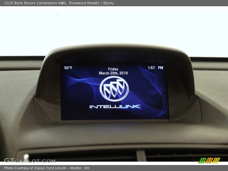 Rosewood Metallic / Ebony 2016 Buick Encore Convenience AWD