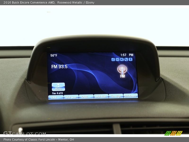 Rosewood Metallic / Ebony 2016 Buick Encore Convenience AWD