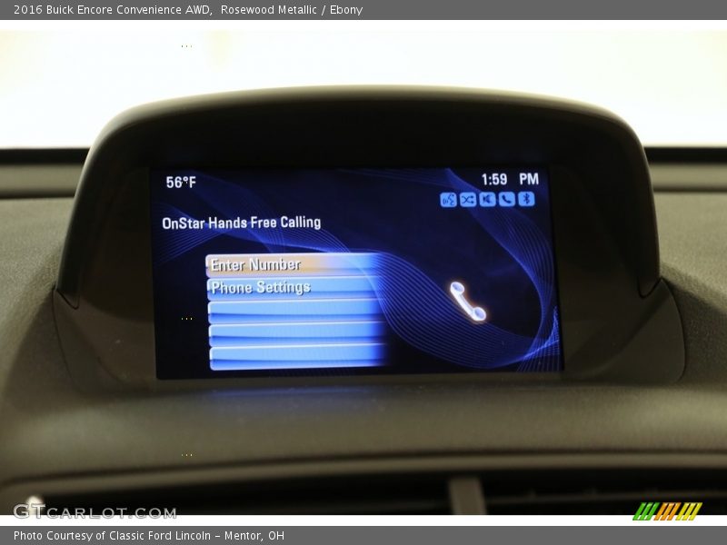 Rosewood Metallic / Ebony 2016 Buick Encore Convenience AWD