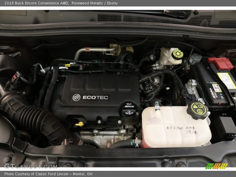 Rosewood Metallic / Ebony 2016 Buick Encore Convenience AWD