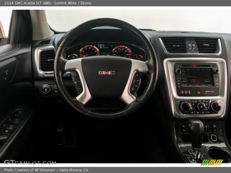 Summit White / Ebony 2014 GMC Acadia SLT AWD