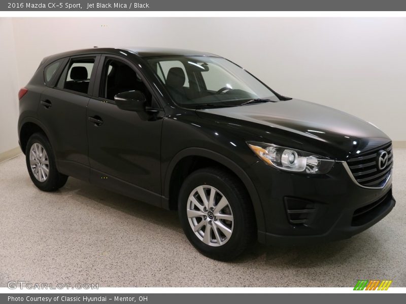 Jet Black Mica / Black 2016 Mazda CX-5 Sport