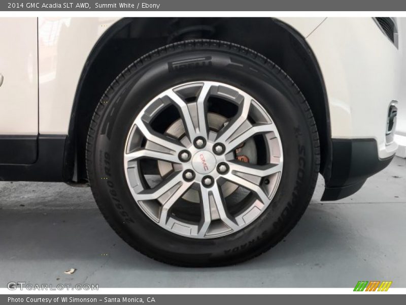 Summit White / Ebony 2014 GMC Acadia SLT AWD