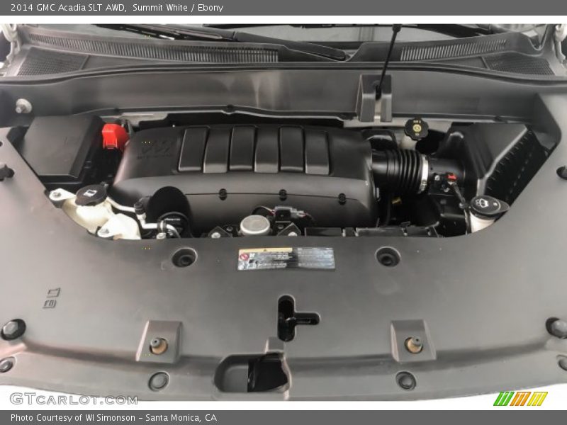 Summit White / Ebony 2014 GMC Acadia SLT AWD