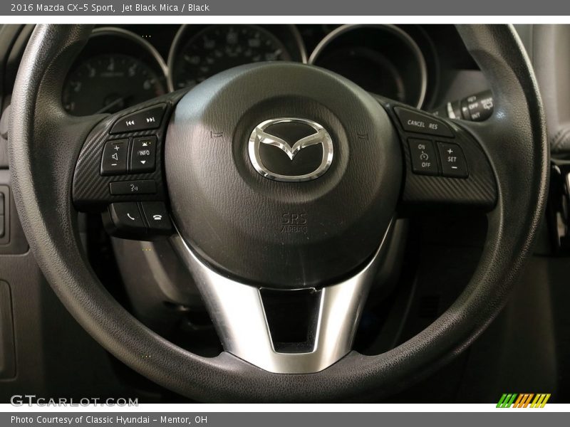 Jet Black Mica / Black 2016 Mazda CX-5 Sport