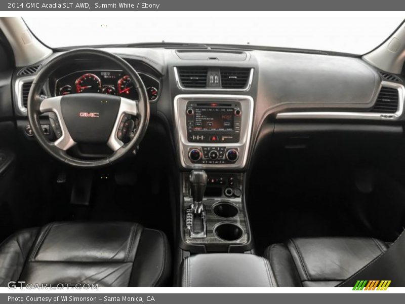 Summit White / Ebony 2014 GMC Acadia SLT AWD