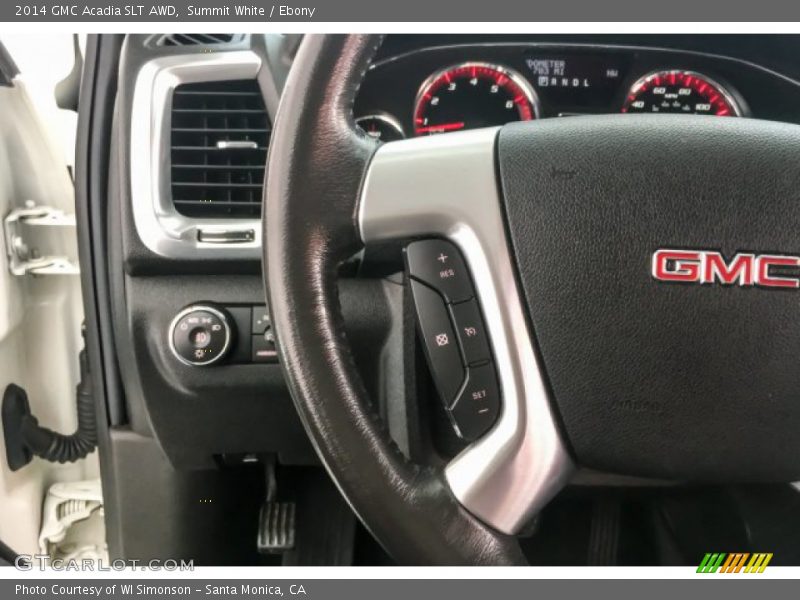 Summit White / Ebony 2014 GMC Acadia SLT AWD