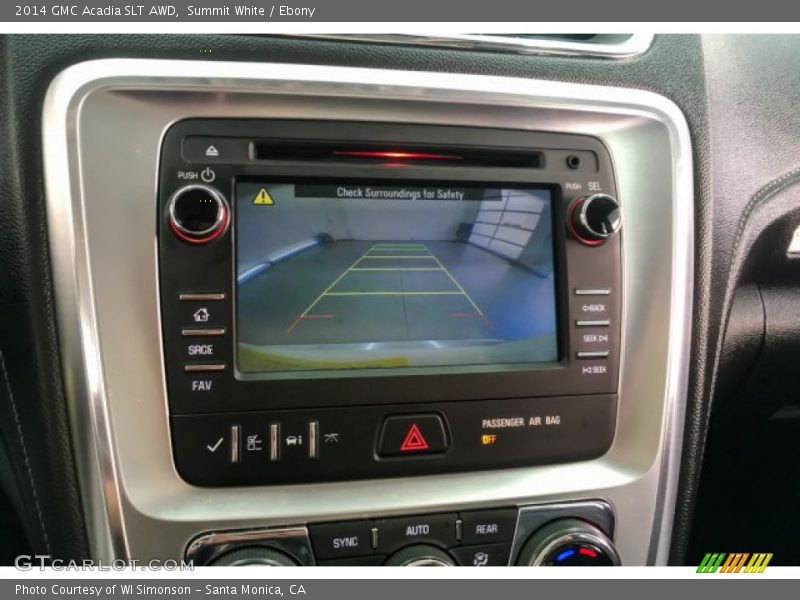 Summit White / Ebony 2014 GMC Acadia SLT AWD