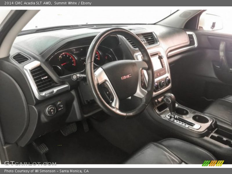 Summit White / Ebony 2014 GMC Acadia SLT AWD