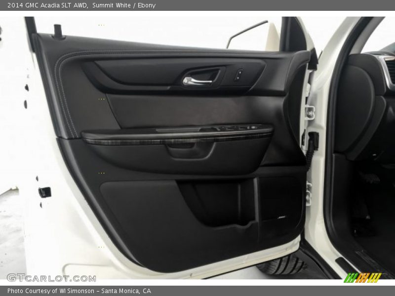 Summit White / Ebony 2014 GMC Acadia SLT AWD