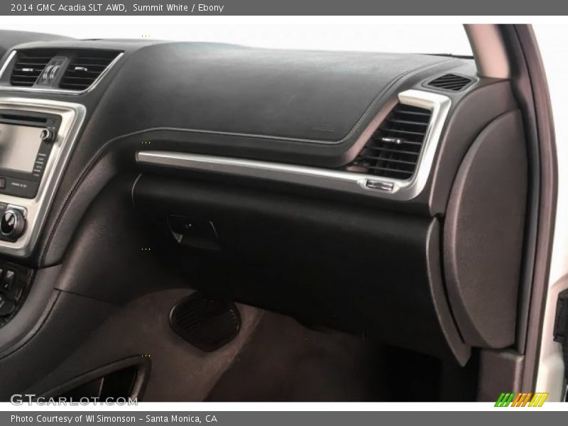 Summit White / Ebony 2014 GMC Acadia SLT AWD