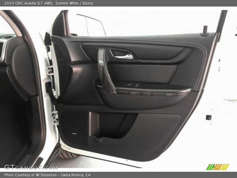 Summit White / Ebony 2014 GMC Acadia SLT AWD