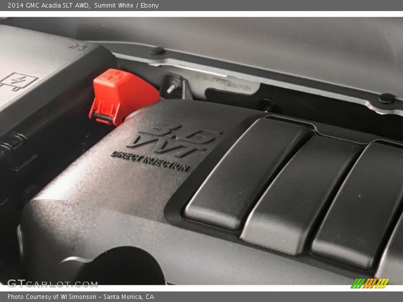 Summit White / Ebony 2014 GMC Acadia SLT AWD