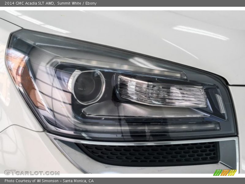 Summit White / Ebony 2014 GMC Acadia SLT AWD