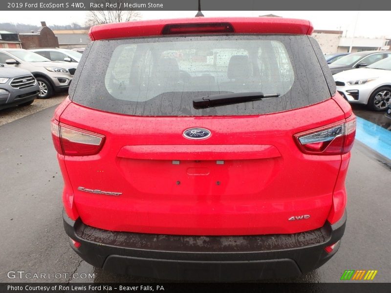 Race Red / Medium Stone 2019 Ford EcoSport S 4WD