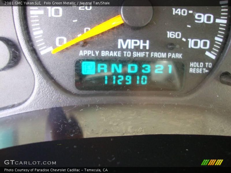 Polo Green Metallic / Neutral Tan/Shale 2001 GMC Yukon SLE