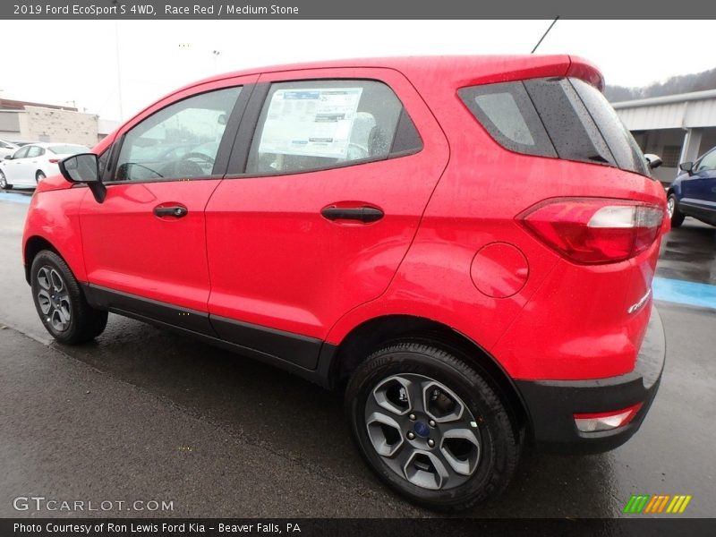 Race Red / Medium Stone 2019 Ford EcoSport S 4WD