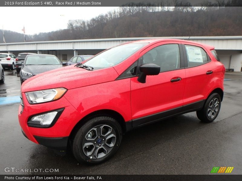 Front 3/4 View of 2019 EcoSport S 4WD