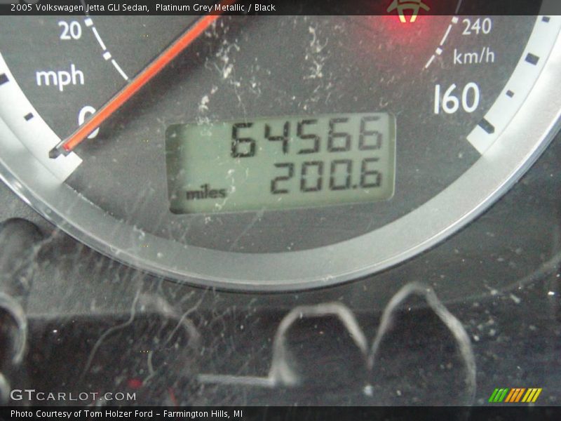 Platinum Grey Metallic / Black 2005 Volkswagen Jetta GLI Sedan