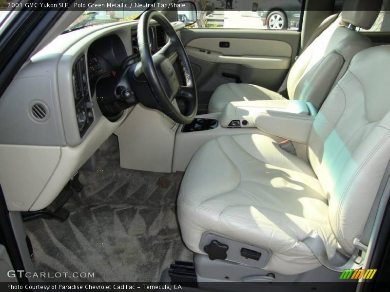 Polo Green Metallic / Neutral Tan/Shale 2001 GMC Yukon SLE