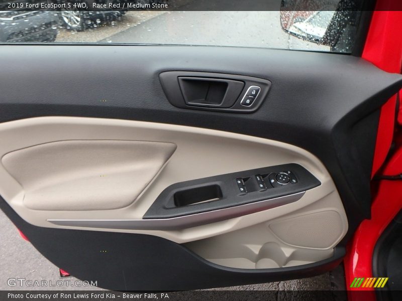 Race Red / Medium Stone 2019 Ford EcoSport S 4WD