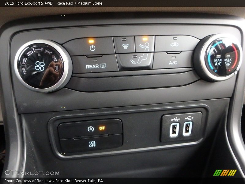 Race Red / Medium Stone 2019 Ford EcoSport S 4WD