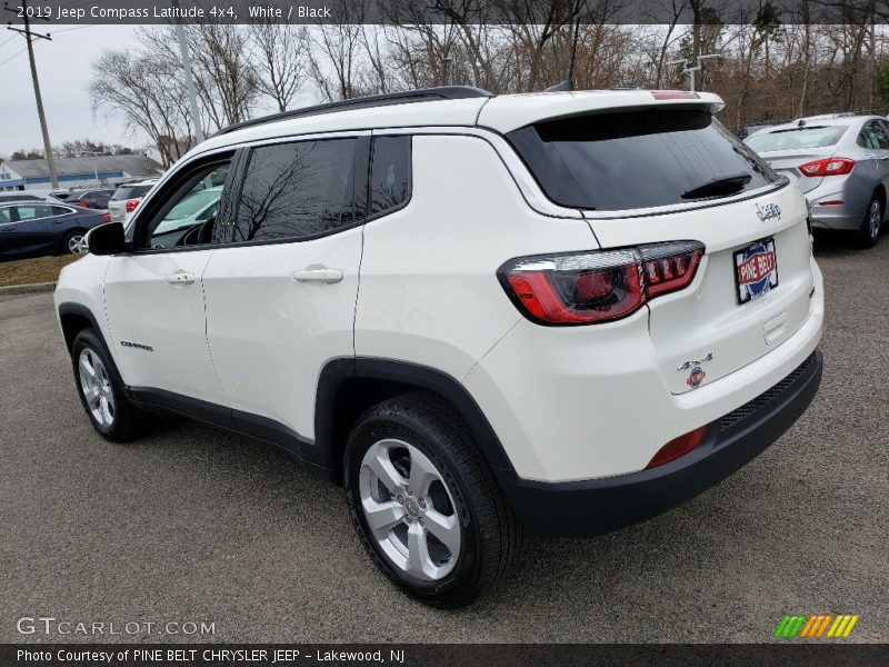 White / Black 2019 Jeep Compass Latitude 4x4