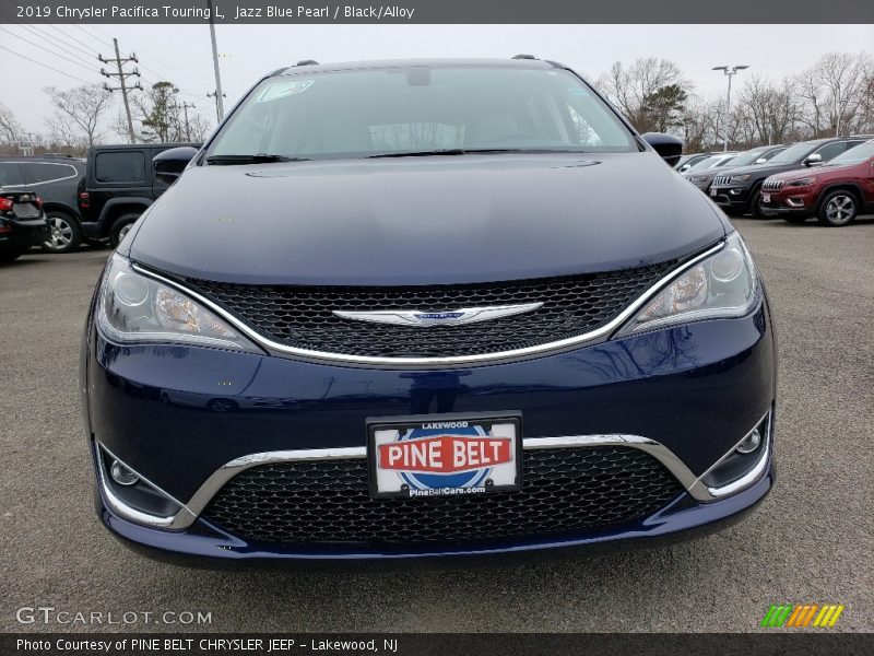 Jazz Blue Pearl / Black/Alloy 2019 Chrysler Pacifica Touring L