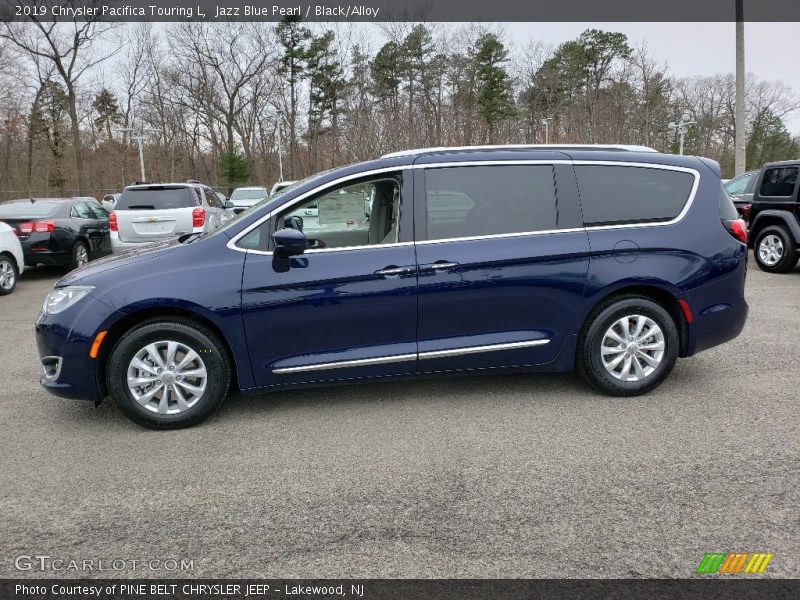 Jazz Blue Pearl / Black/Alloy 2019 Chrysler Pacifica Touring L