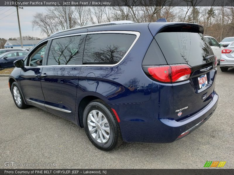Jazz Blue Pearl / Black/Alloy 2019 Chrysler Pacifica Touring L