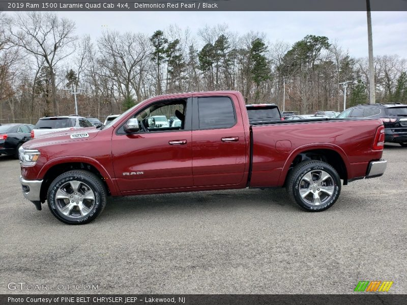  2019 1500 Laramie Quad Cab 4x4 Delmonico Red Pearl