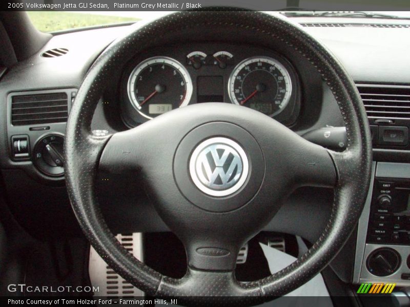 Platinum Grey Metallic / Black 2005 Volkswagen Jetta GLI Sedan