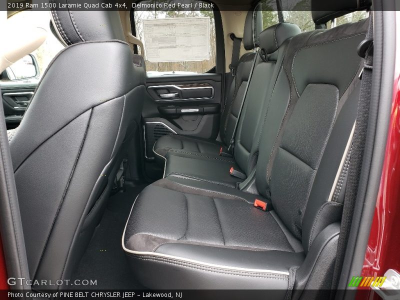 Rear Seat of 2019 1500 Laramie Quad Cab 4x4