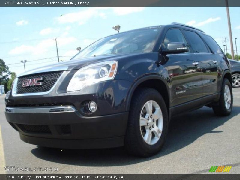Carbon Metallic / Ebony 2007 GMC Acadia SLT