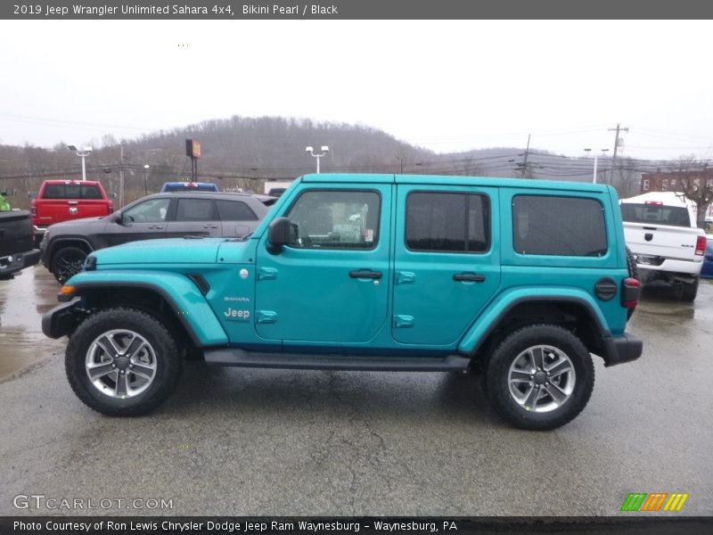 Bikini Pearl / Black 2019 Jeep Wrangler Unlimited Sahara 4x4