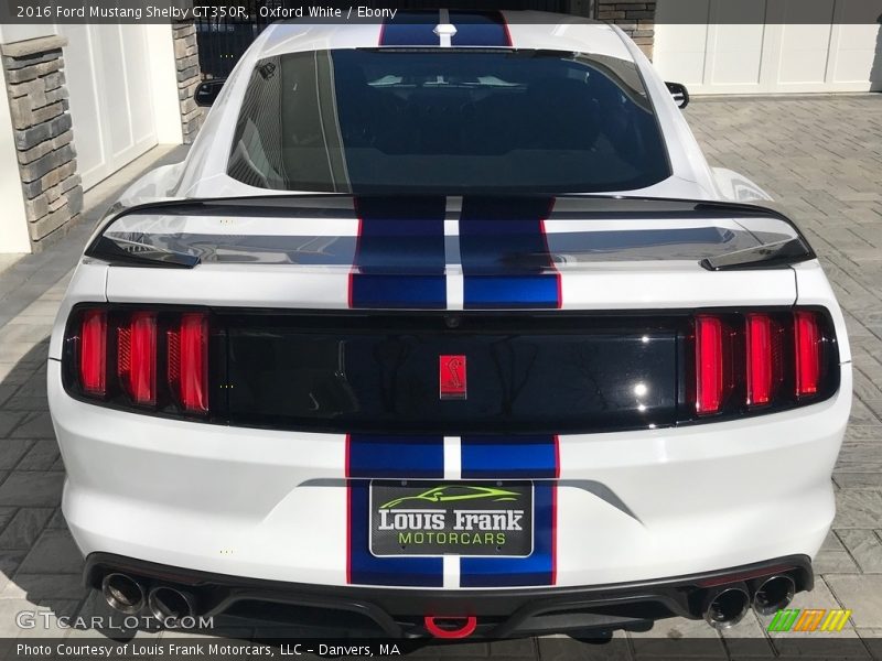 Oxford White / Ebony 2016 Ford Mustang Shelby GT350R