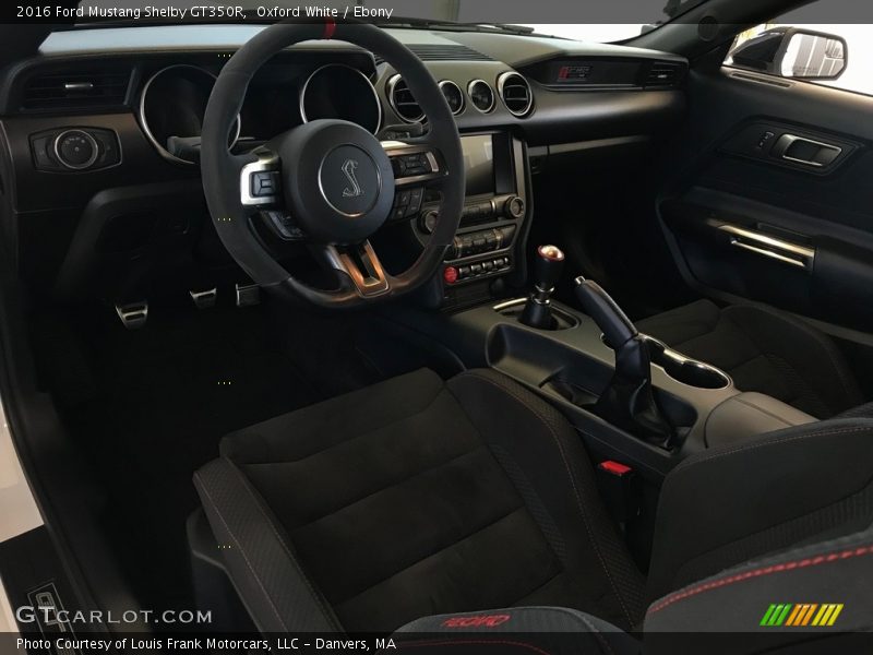 Front Seat of 2016 Mustang Shelby GT350R