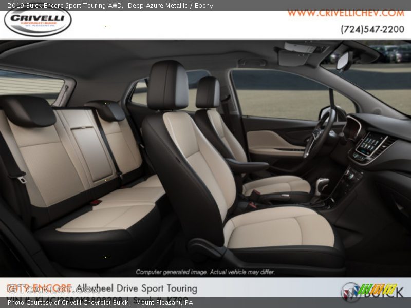 Deep Azure Metallic / Ebony 2019 Buick Encore Sport Touring AWD
