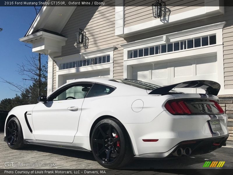 Oxford White / Ebony 2016 Ford Mustang Shelby GT350R