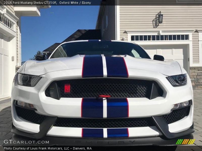 Oxford White / Ebony 2016 Ford Mustang Shelby GT350R