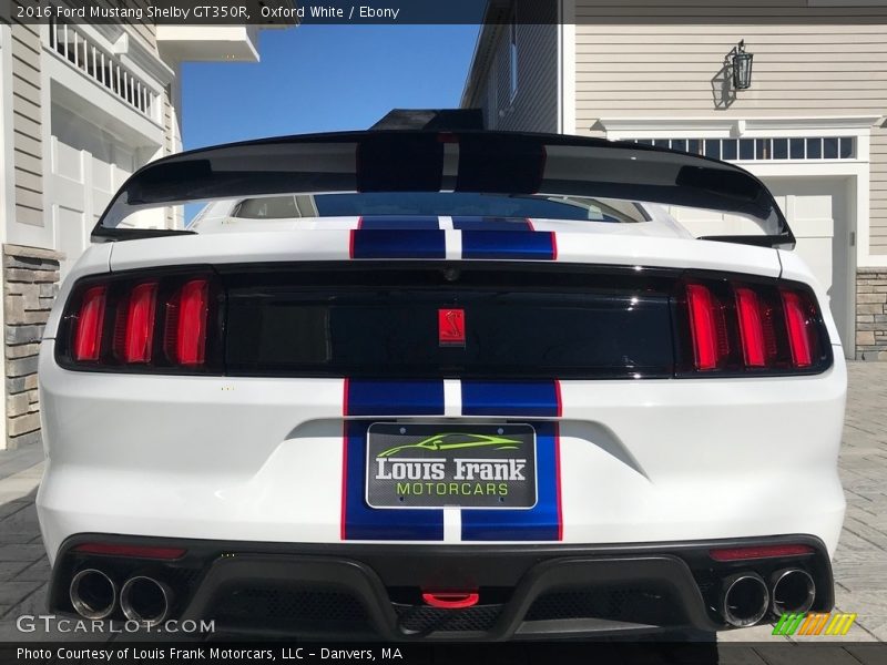 Oxford White / Ebony 2016 Ford Mustang Shelby GT350R