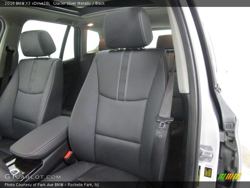 Glacier Silver Metallic / Black 2016 BMW X3 xDrive28i
