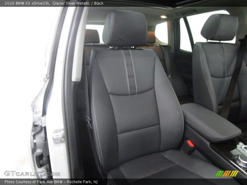Glacier Silver Metallic / Black 2016 BMW X3 xDrive28i
