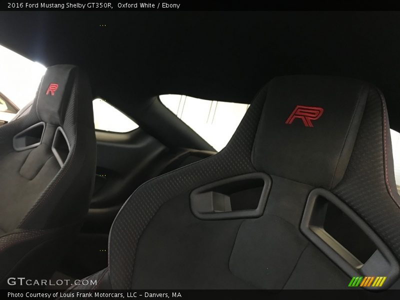 Oxford White / Ebony 2016 Ford Mustang Shelby GT350R